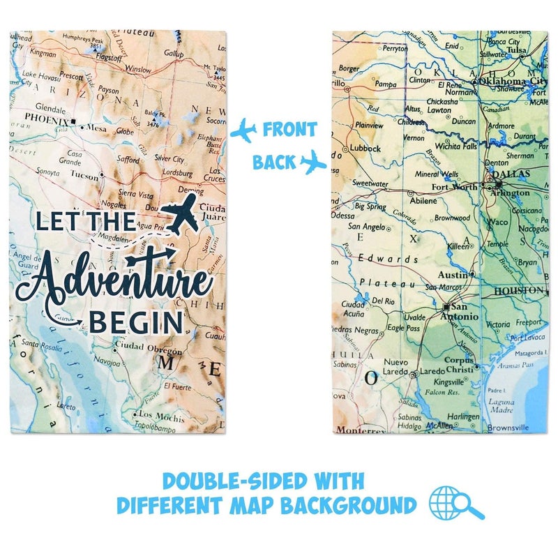 Yaaaaasss! Adventure Party Favor Bags - 24 Pack Let the Adventure Begin, Awaits Travel Farewell Treat Bags - Themed for Birthday & Baby Showers - Image 3
